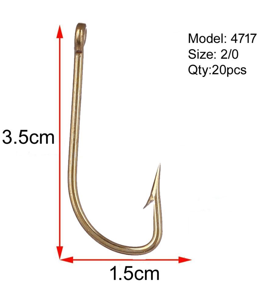     			Fishing Hook 4717 Mustad (#2/0) -20pcs