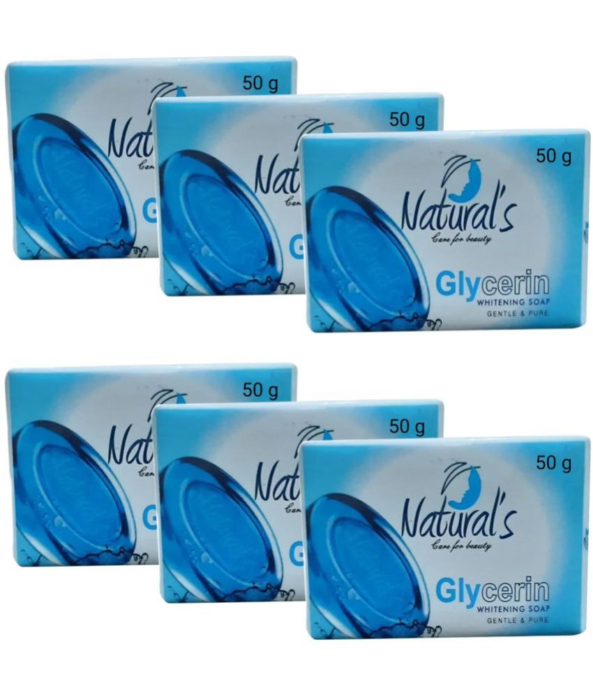     			Natural's care for beauty Skin Whitening Soap for All Skin Type ( Pack of 6 )
