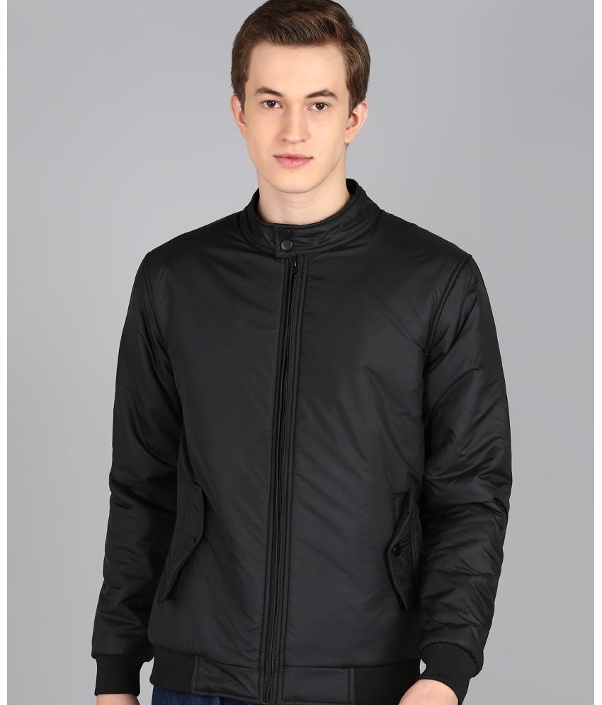     			XFOX Polyester Men's Casual Jacket - Black ( Pack of 1 )