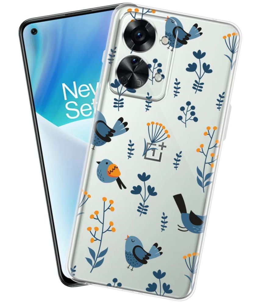     			Fashionury Multicolor Printed Back Cover Silicon Compatible For OnePlus Nord 2T 5G ( Pack of 1 )