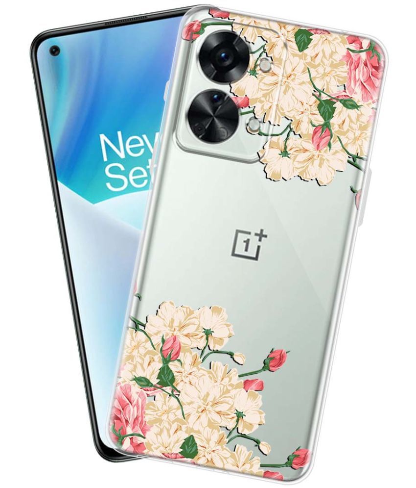     			Fashionury Multicolor Printed Back Cover Silicon Compatible For OnePlus Nord 2T 5G ( Pack of 1 )