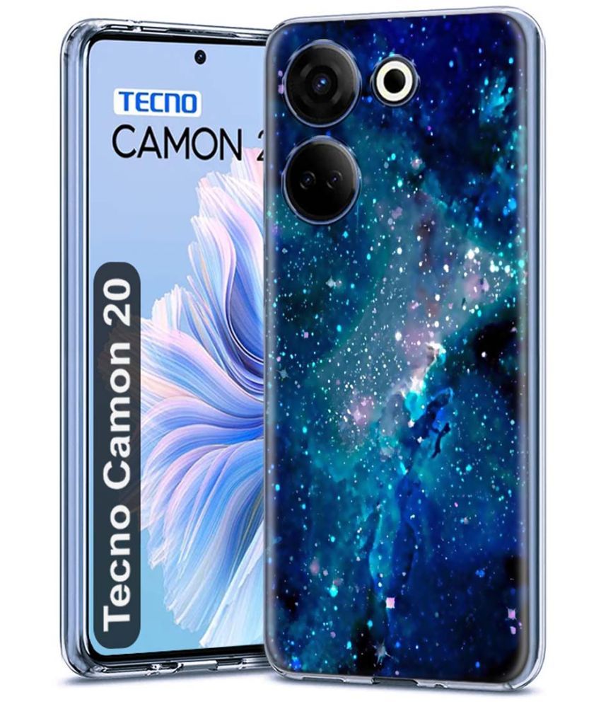     			Fashionury Multicolor Printed Back Cover Silicon Compatible For Tecno Camon 20 ( Pack of 1 )