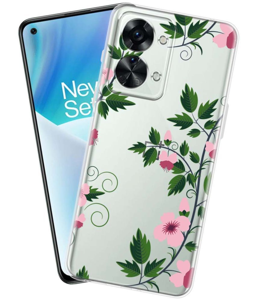     			Fashionury Multicolor Printed Back Cover Silicon Compatible For OnePlus Nord 2T 5G ( Pack of 1 )