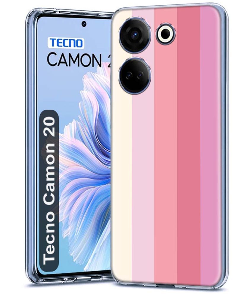     			Fashionury Multicolor Printed Back Cover Silicon Compatible For Tecno Camon 20 ( Pack of 1 )