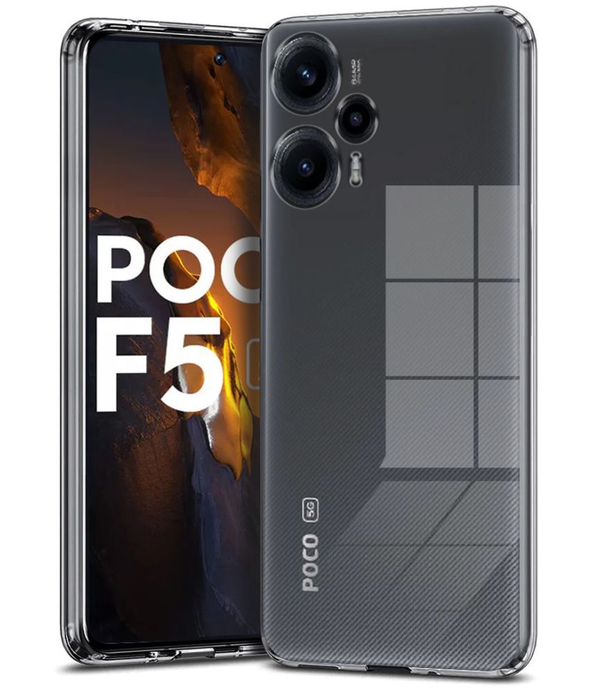     			Fashionury Plain Cases Compatible For Silicon Poco F5 5G ( Pack of 1 )