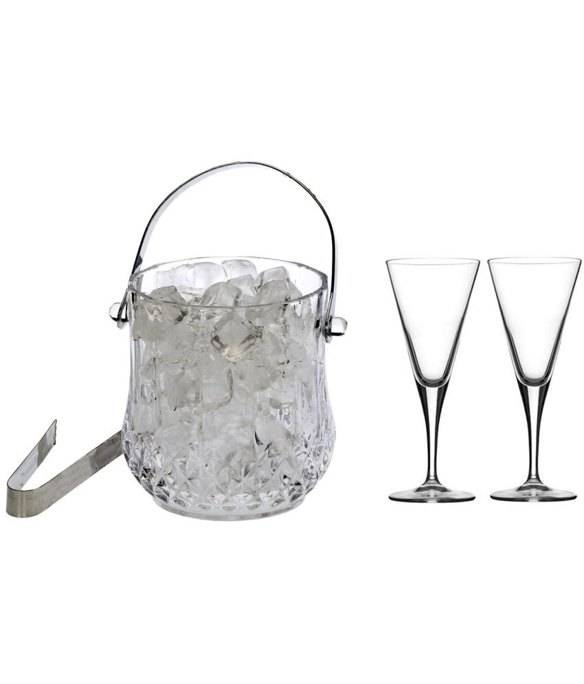     			Somil Glass Single Walled Ice Bucket