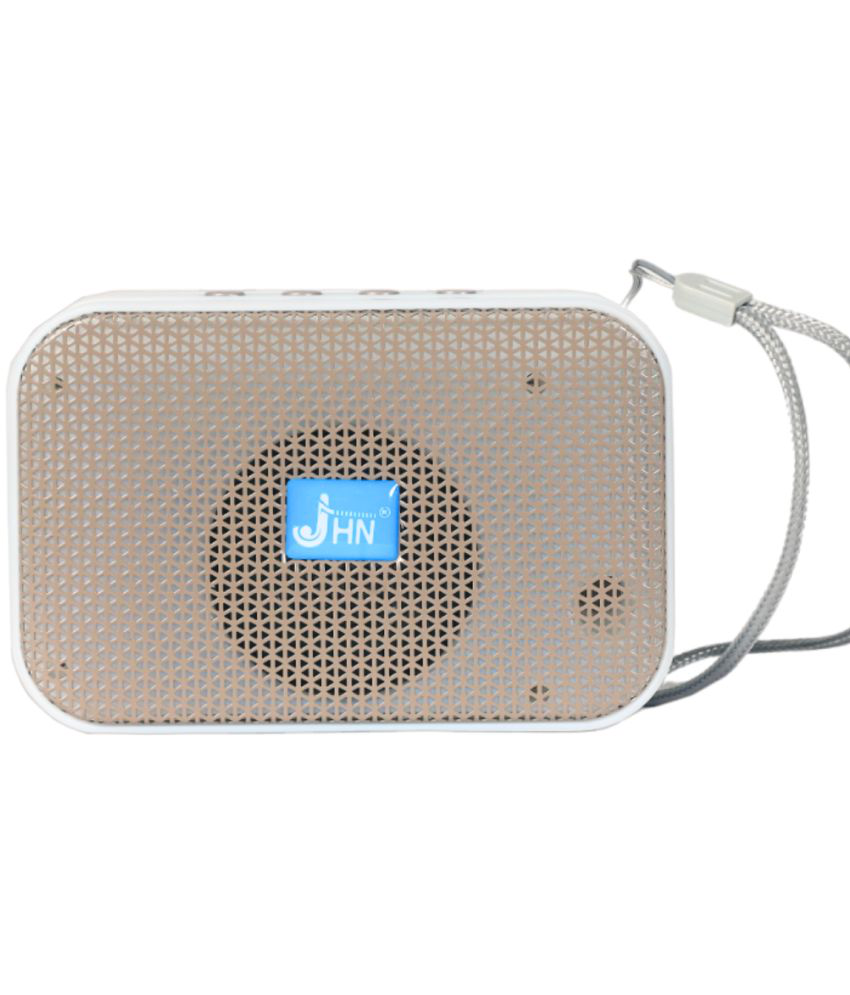     			jhn JHN-786 10 W Bluetooth Speaker Bluetooth v5.0 with USB,SD card Slot Playback Time 8 hrs Grey