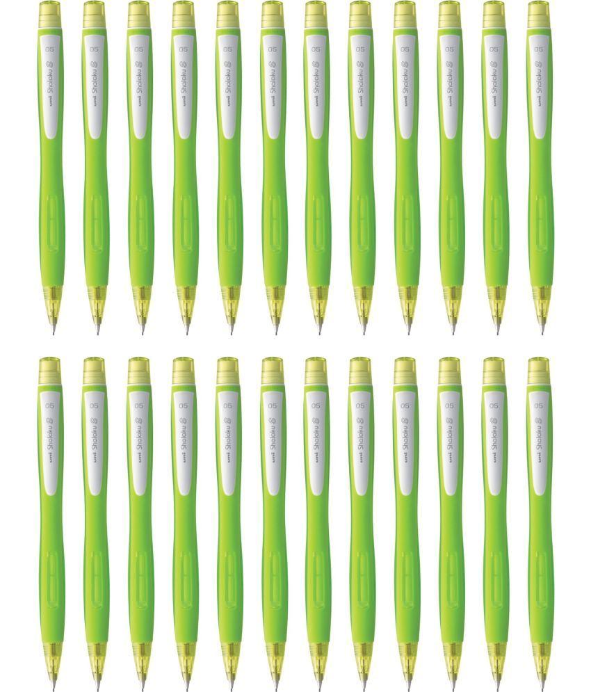     			uni-ball Shalaku M5-228 Mechanical Pencil (Light Green Body, Pack of 24)