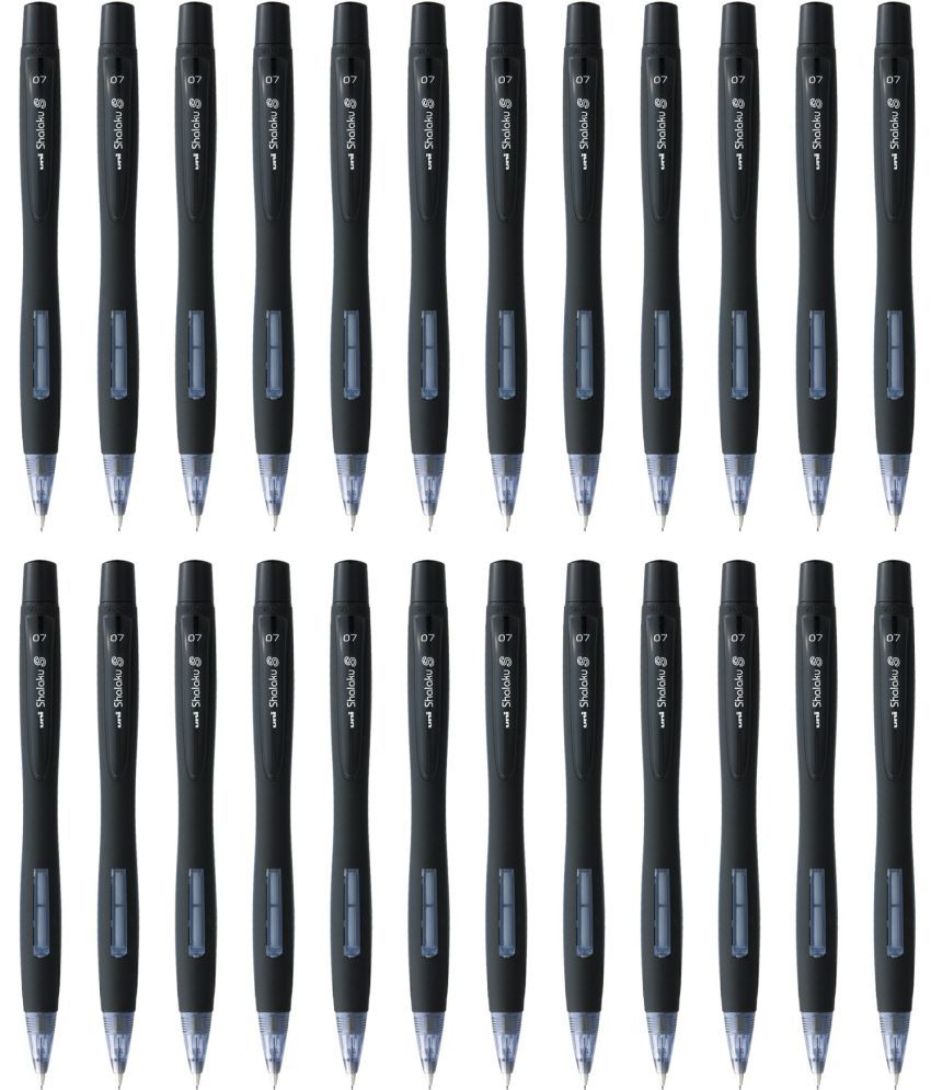     			uni-ball Shalaku M7-228 Mechanical Pencil (Black Body, Pack of 24)