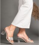 JM Looks Silver Women's Sandal Heels