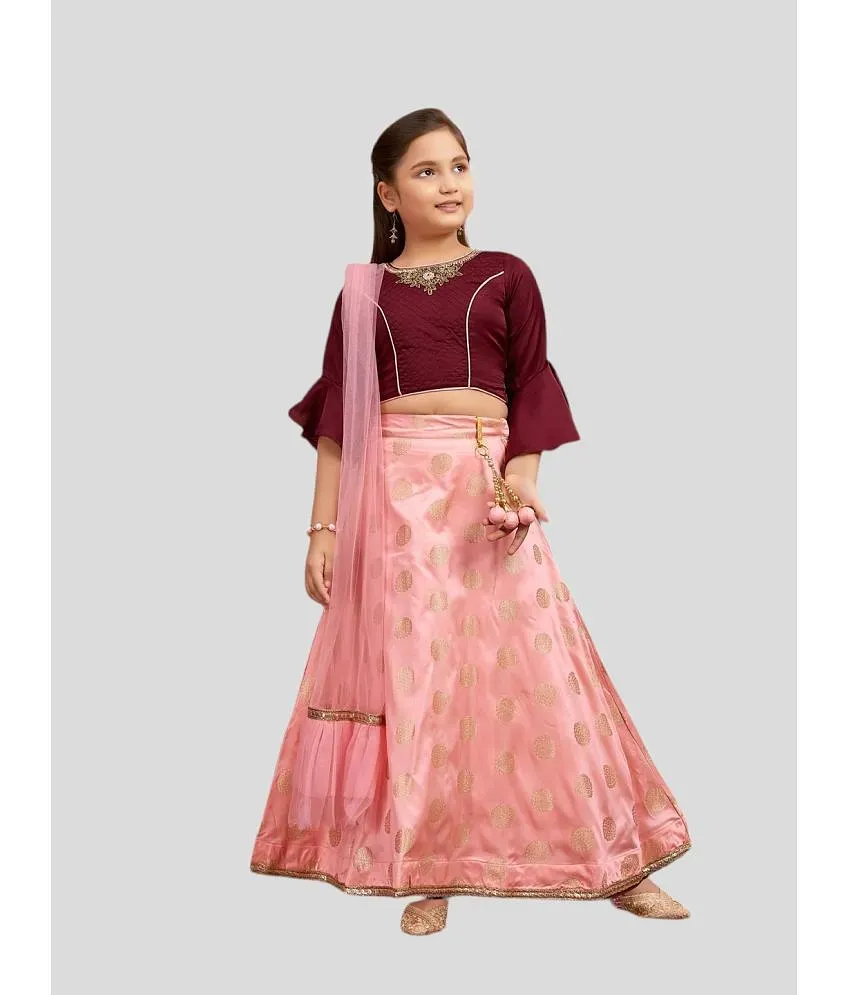 Aarika Wine Silk Girls Lehenga SDL521202210 1 8b038