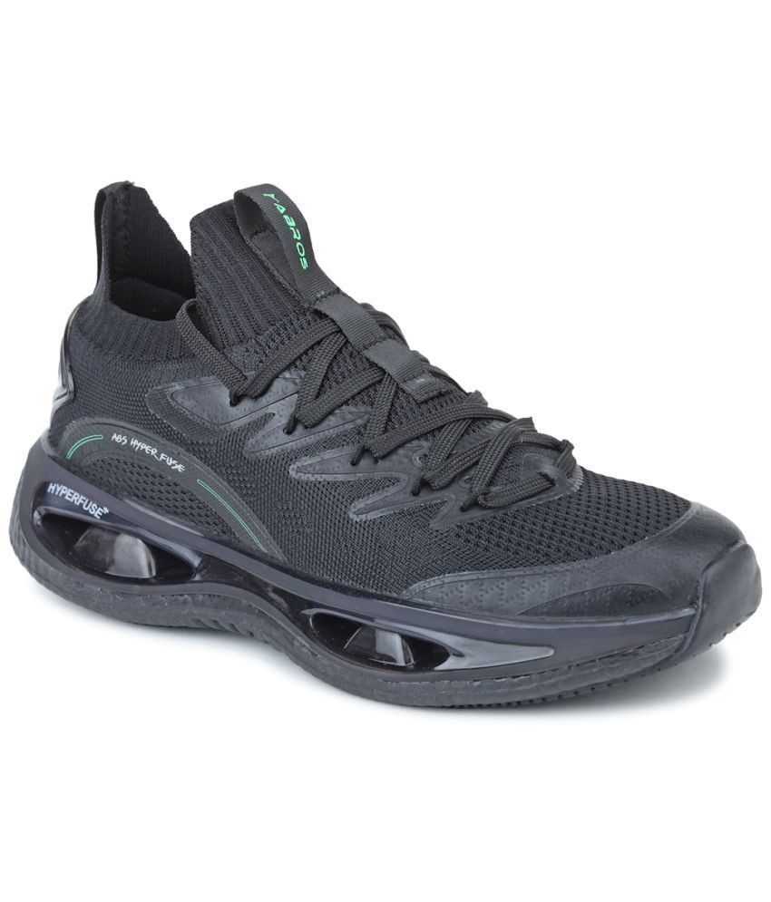     			Abros ASSG1302 Black Men's Sports Running Shoes