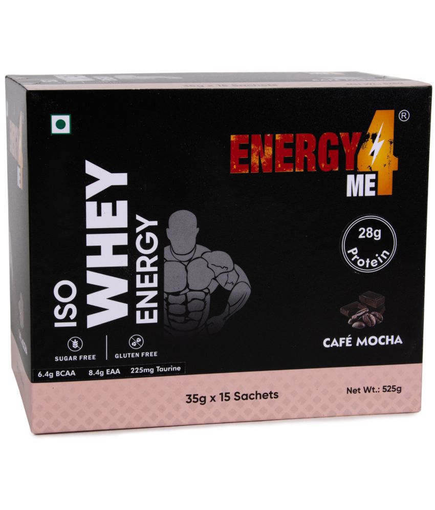     			ENERGY4ME Iso Whey Energy Cafe Mocha Whey Protein ( 525 gm , Cafe Mocha - Flavour )