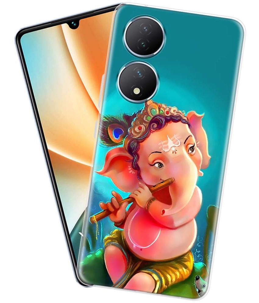     			Fashionury Multicolor Printed Back Cover Silicon Compatible For Vivo Y100 5G ( Pack of 1 )