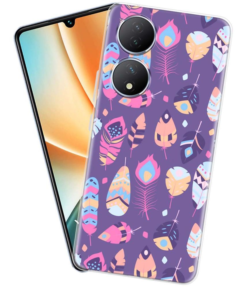     			Fashionury Multicolor Printed Back Cover Silicon Compatible For Vivo Y100 5G ( Pack of 1 )