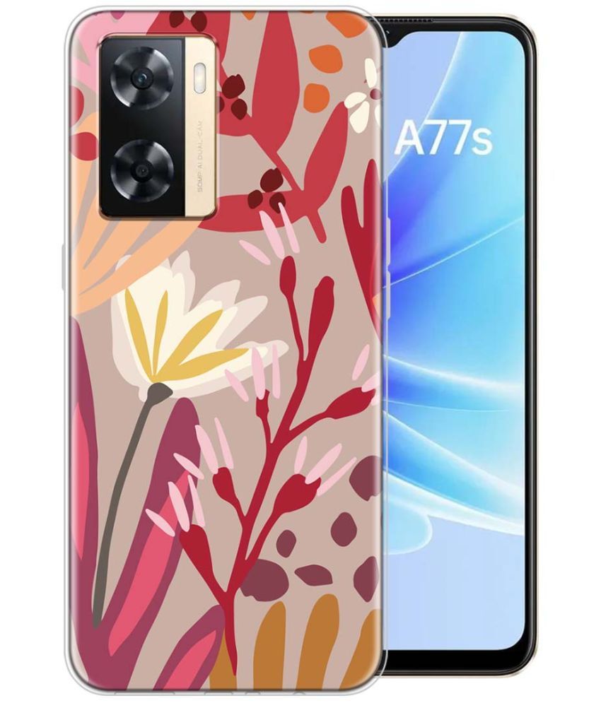     			Fashionury Multicolor Printed Back Cover Silicon Compatible For Oppo A77S ( Pack of 1 )