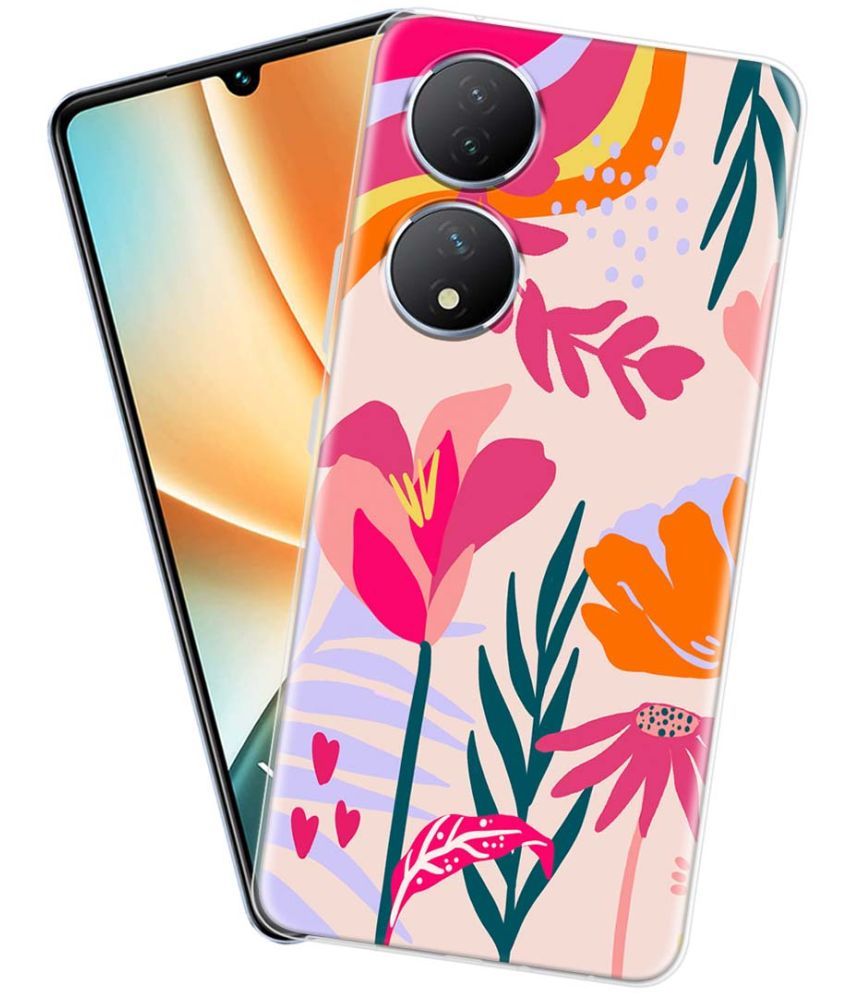     			Fashionury Multicolor Printed Back Cover Silicon Compatible For Vivo Y100 5G ( Pack of 1 )