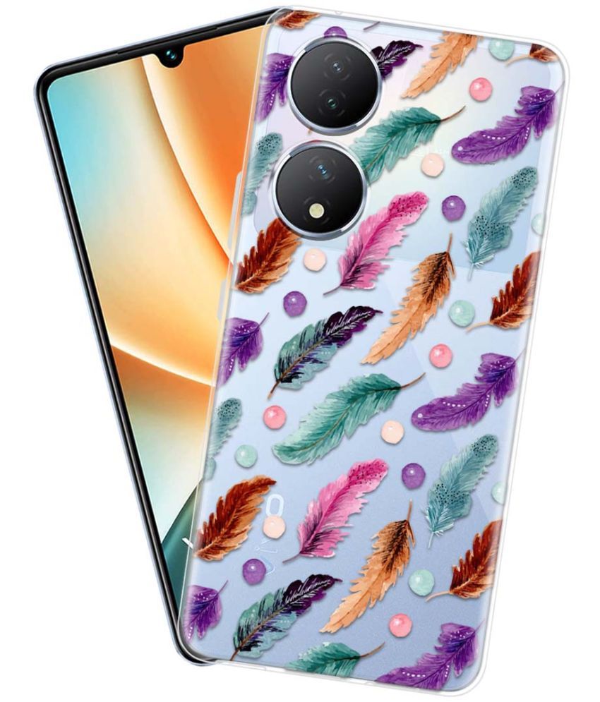     			Fashionury Multicolor Printed Back Cover Silicon Compatible For Vivo Y100 5G ( Pack of 1 )