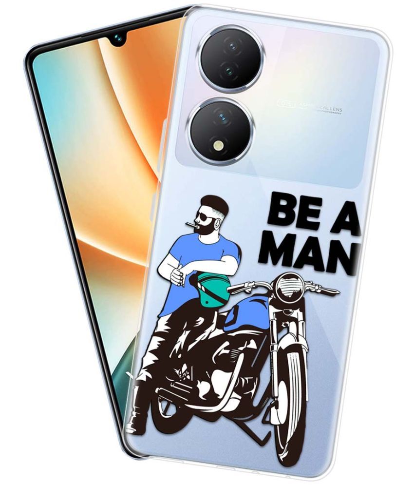     			Fashionury Multicolor Printed Back Cover Silicon Compatible For Vivo Y100 5G ( Pack of 1 )