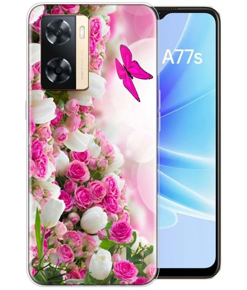     			Fashionury Multicolor Printed Back Cover Silicon Compatible For Oppo A77S ( Pack of 1 )