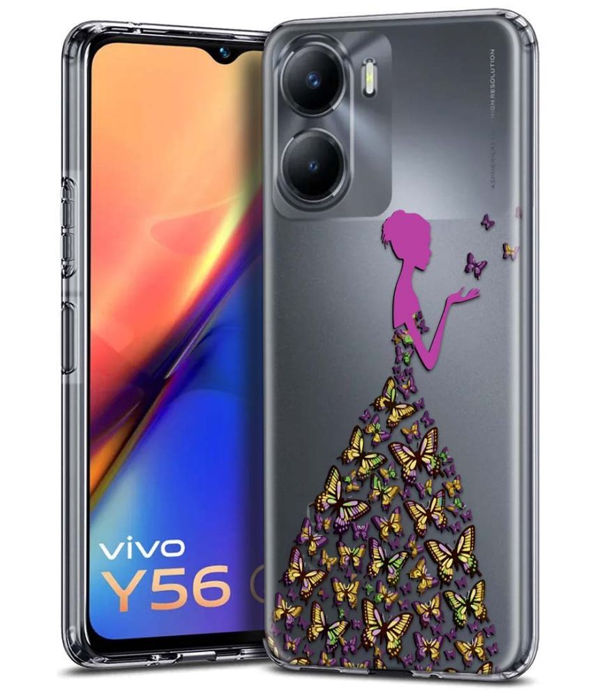     			Fashionury Multicolor Printed Back Cover Silicon Compatible For Vivo Y56 ( Pack of 1 )