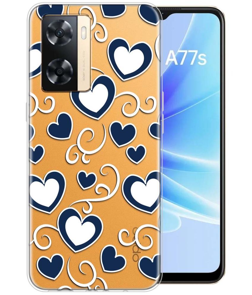     			Fashionury Multicolor Printed Back Cover Silicon Compatible For Oppo A77S ( Pack of 1 )