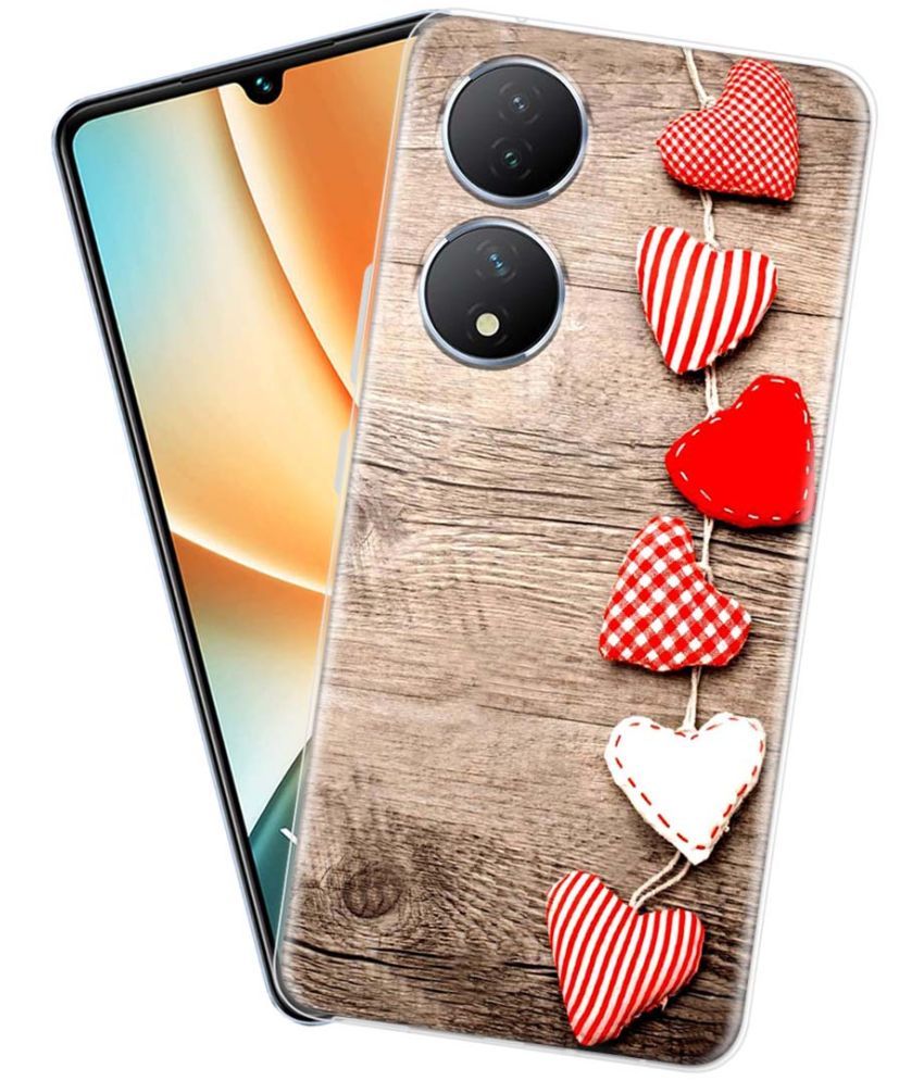     			Fashionury Multicolor Printed Back Cover Silicon Compatible For Vivo Y100 5G ( Pack of 1 )