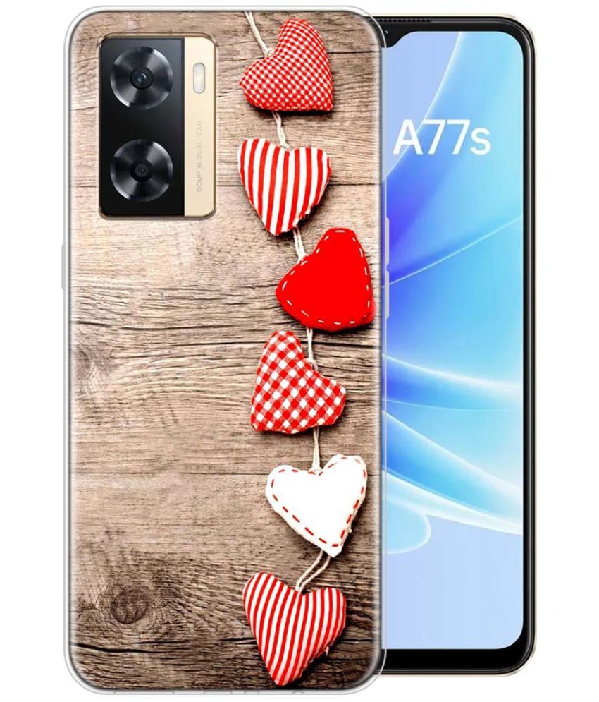     			Fashionury Multicolor Printed Back Cover Silicon Compatible For Oppo A77S ( Pack of 1 )