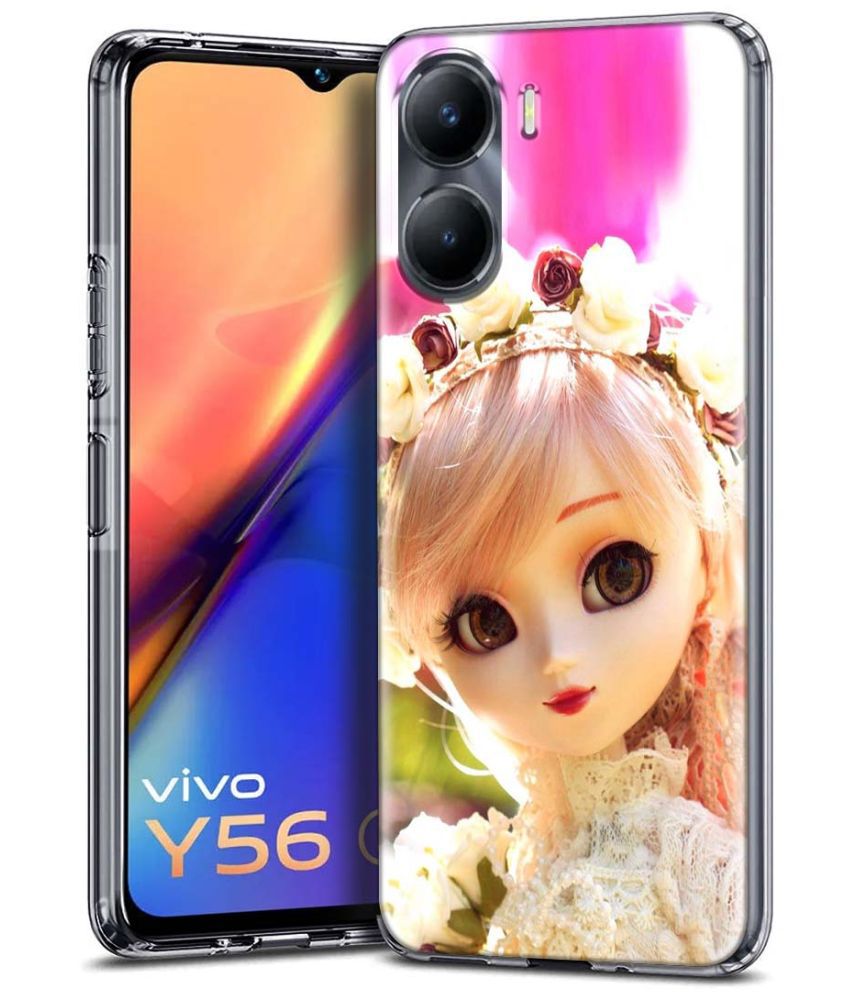     			Fashionury Multicolor Printed Back Cover Silicon Compatible For Vivo Y56 ( Pack of 1 )