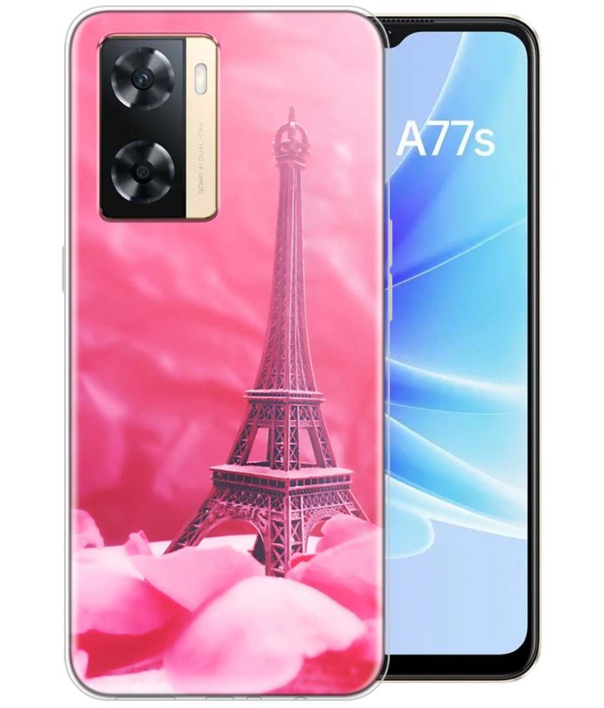     			Fashionury Multicolor Printed Back Cover Silicon Compatible For Oppo A77S ( Pack of 1 )