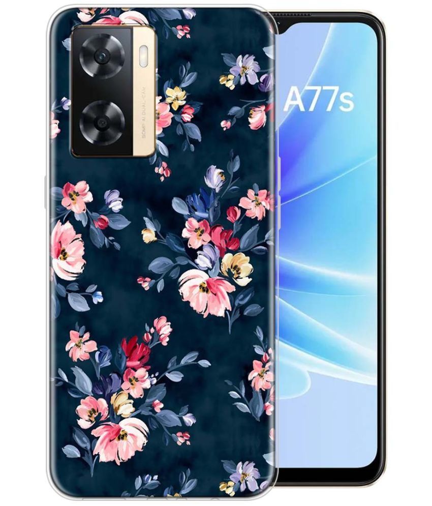     			Fashionury Multicolor Printed Back Cover Silicon Compatible For Oppo A77S ( Pack of 1 )