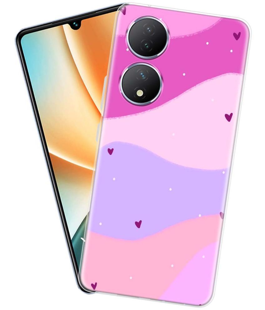     			Fashionury Multicolor Printed Back Cover Silicon Compatible For Vivo Y100 5G ( Pack of 1 )