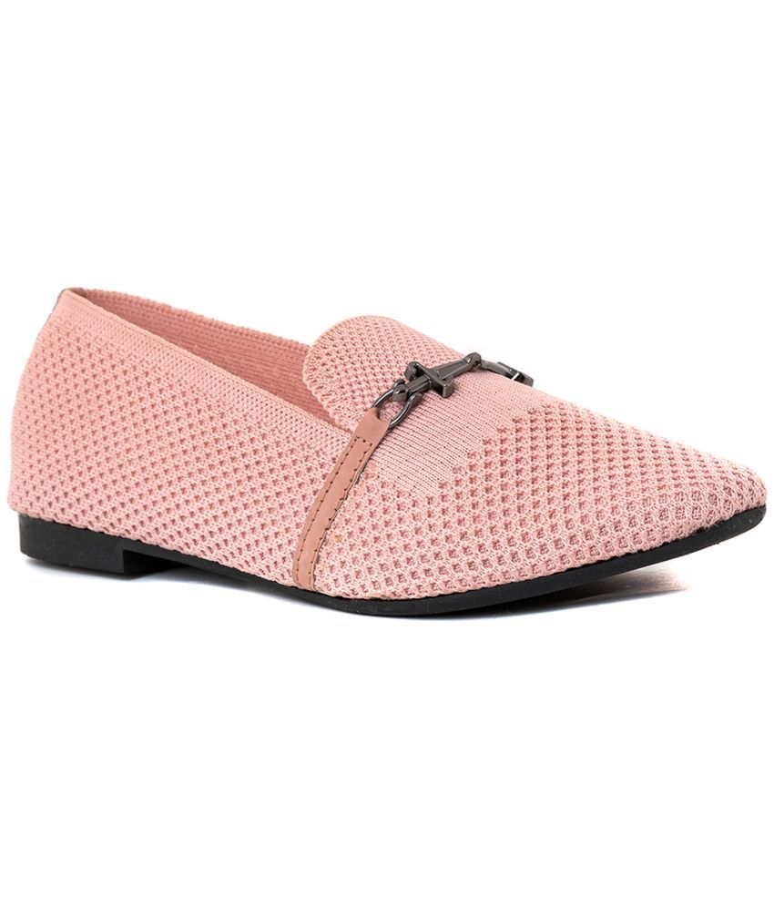     			KHADIM Pink Women's Loafers