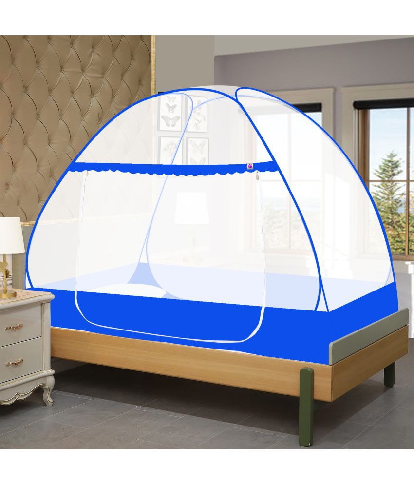     			Silver Shine - Blue Polypropylene Tent Mosquito Net ( Pack of 1 )