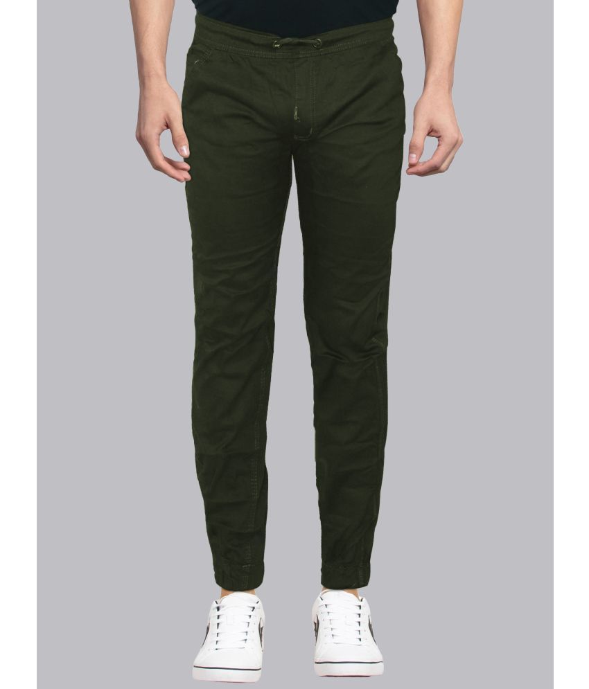     			Urban Legends Regular Flat Men's Joggers - Dark Green ( Pack of 1 )