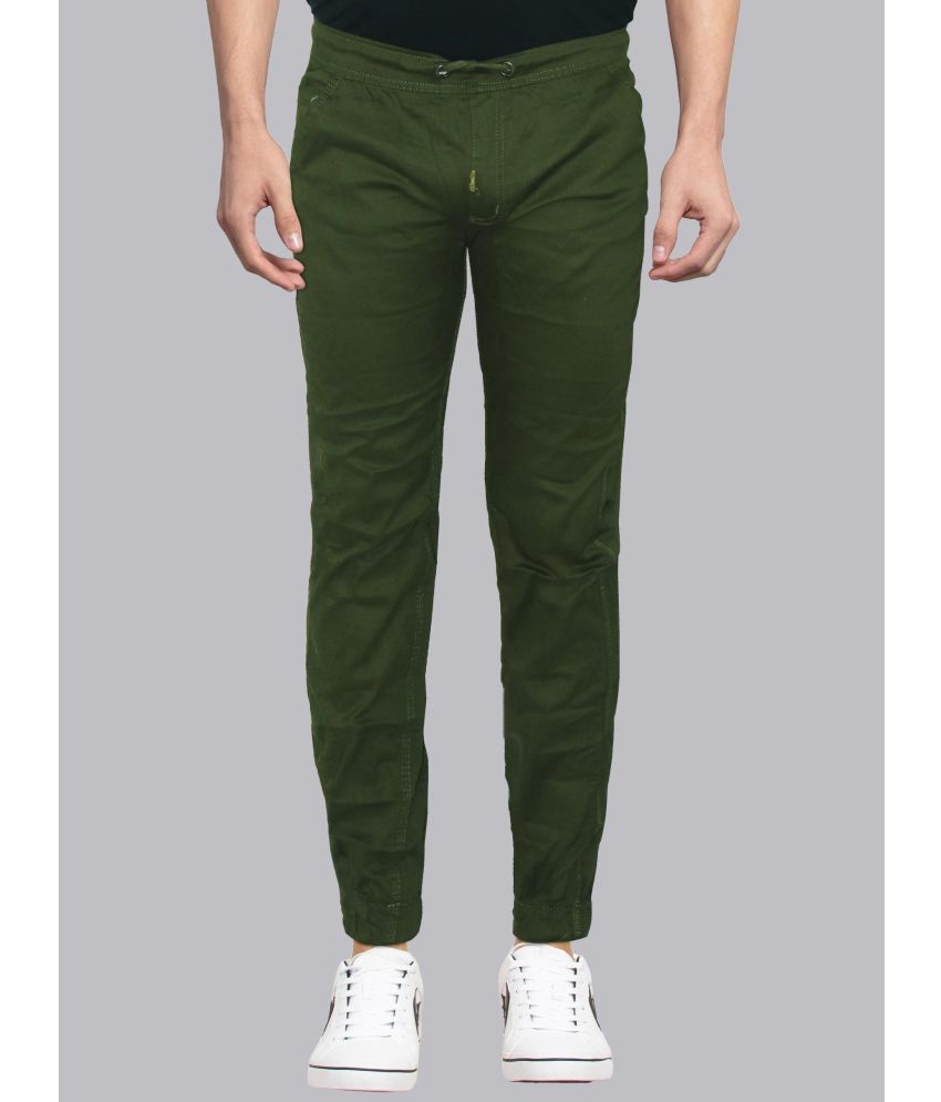     			Urban Legends Regular Flat Men's Joggers - Green ( Pack of 1 )