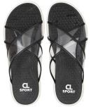 Carlton London Black Women's Slide Flip Flop