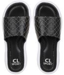 Carlton London Black Women's Slide Flip Flop