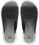 Carlton London Light Grey Women's Slide Flip Flop