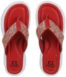 Carlton London Red Women's Thong Flip Flop