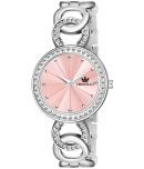 Crestello Silver Metal Analog Womens Watch