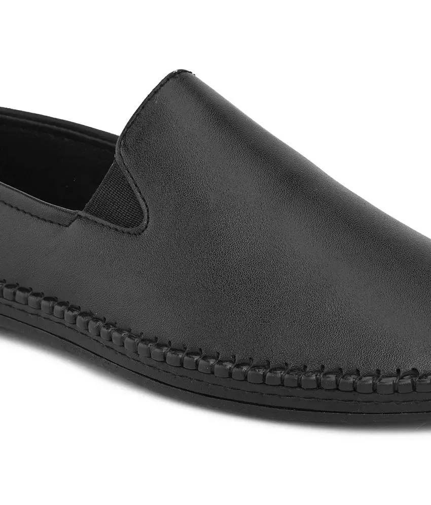 Buy Juan David Mens Black Formal Slip on Shoes Online @ ₹499 from ShopClues