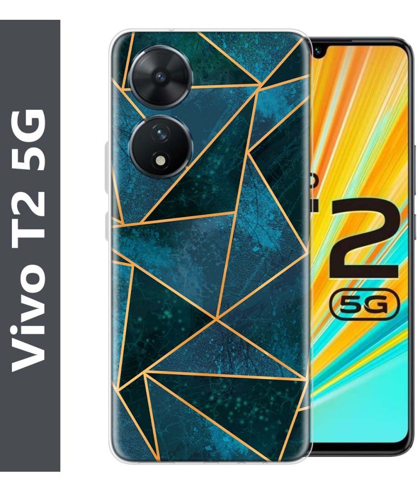     			Fashionury Multicolor Printed Back Cover Silicon Compatible For Vivo T2 5G ( Pack of 1 )