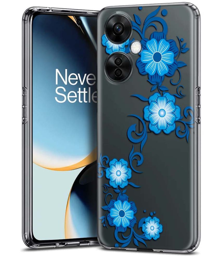     			Fashionury Multicolor Printed Back Cover Silicon Compatible For Oneplus Nord CE 3 Lite 5G ( Pack of 1 )