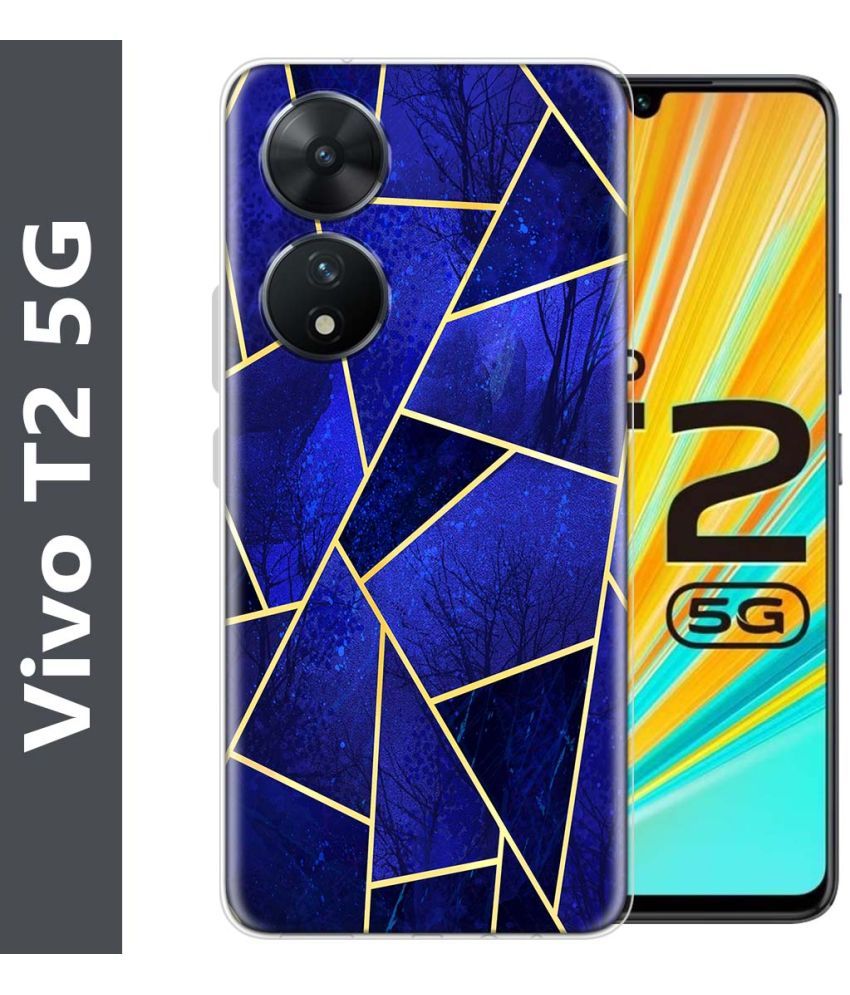     			Fashionury Multicolor Printed Back Cover Silicon Compatible For Vivo T2 5G ( Pack of 1 )