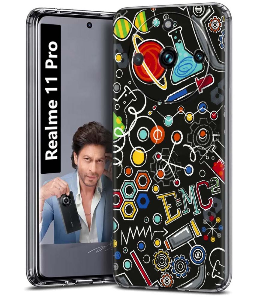     			Fashionury Multicolor Printed Back Cover Silicon Compatible For Realme 11 Pro ( Pack of 1 )