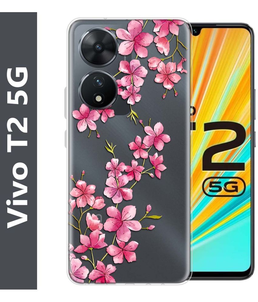     			Fashionury Multicolor Printed Back Cover Silicon Compatible For Vivo T2 5G ( Pack of 1 )