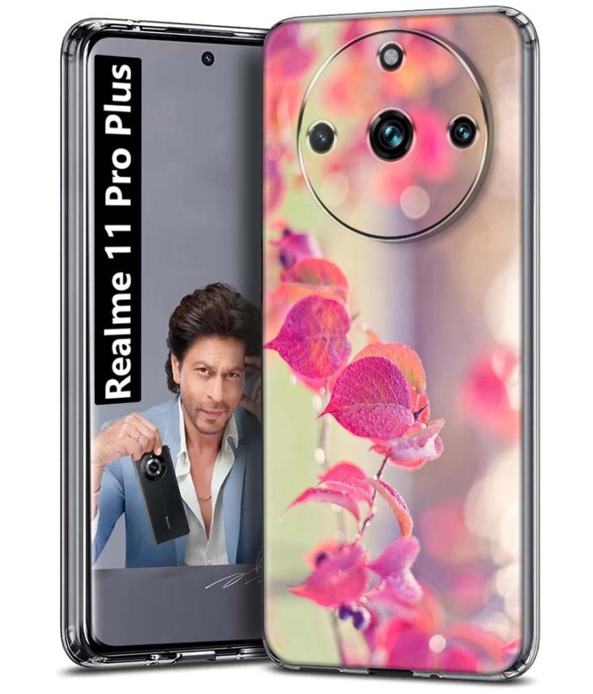     			Fashionury Multicolor Printed Back Cover Silicon Compatible For Realme 11 Pro Plus ( Pack of 1 )