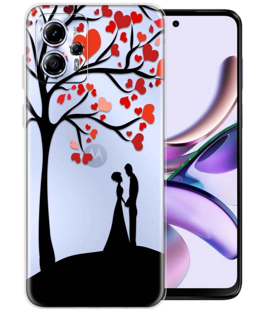     			Fashionury Multicolor Printed Back Cover Silicon Compatible For Moto G13 ( Pack of 1 )