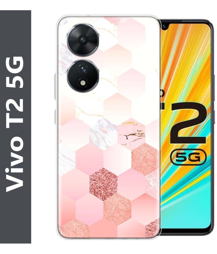     			Fashionury Multicolor Printed Back Cover Silicon Compatible For Vivo T2 5G ( Pack of 1 )